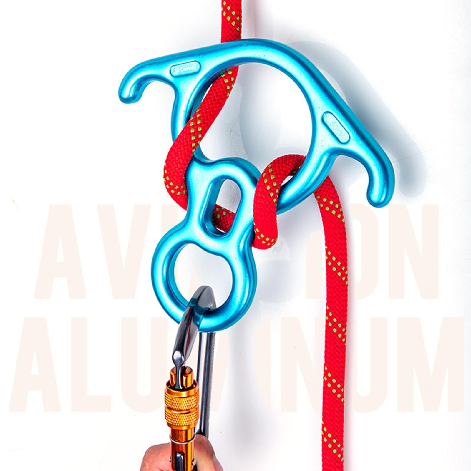 50kN   Descender Aluminum Alloy Belay Device Downhill Equipment