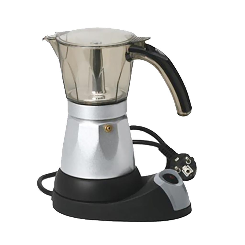 Portable 6 Cups Electric Espresso Coffee Maker Percolator Moka Pot EU Plug