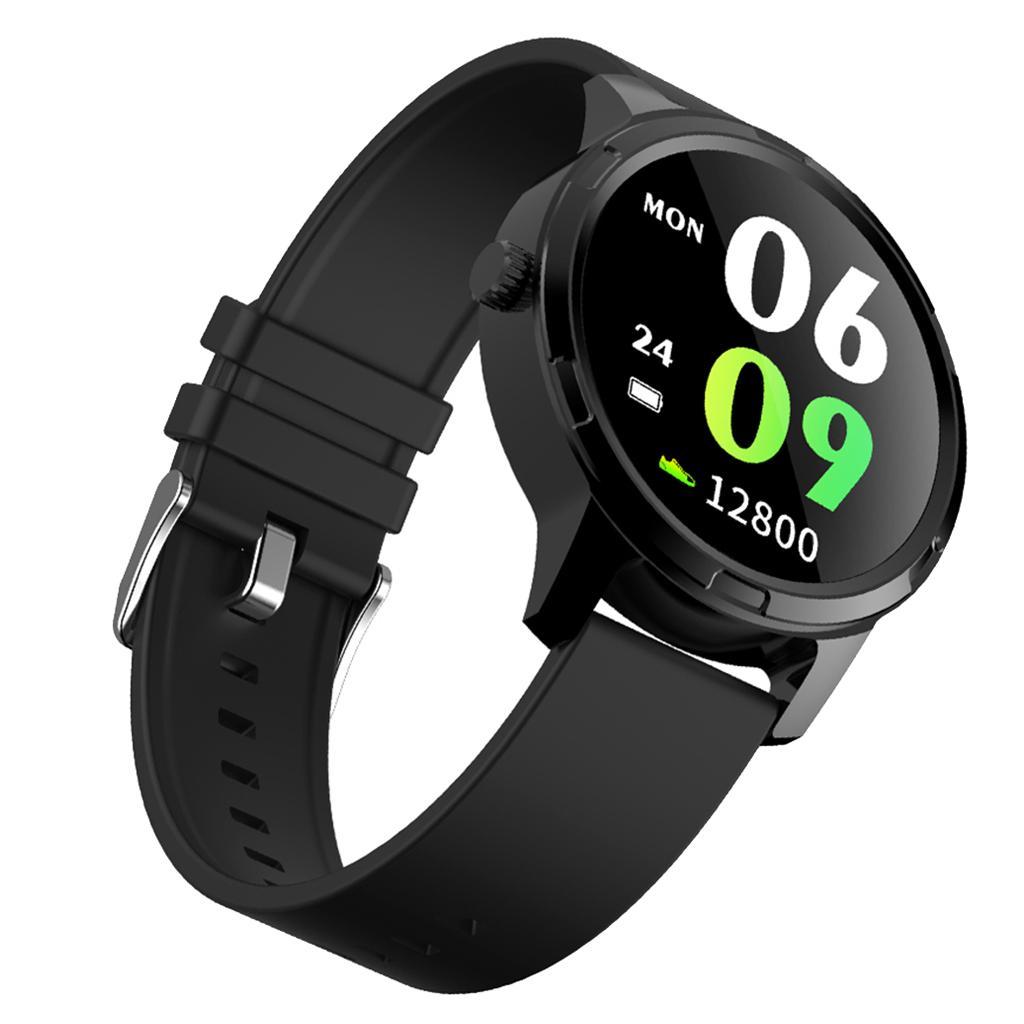 Smart Watch Fitness  Waterproof  Sleep Monitor Black