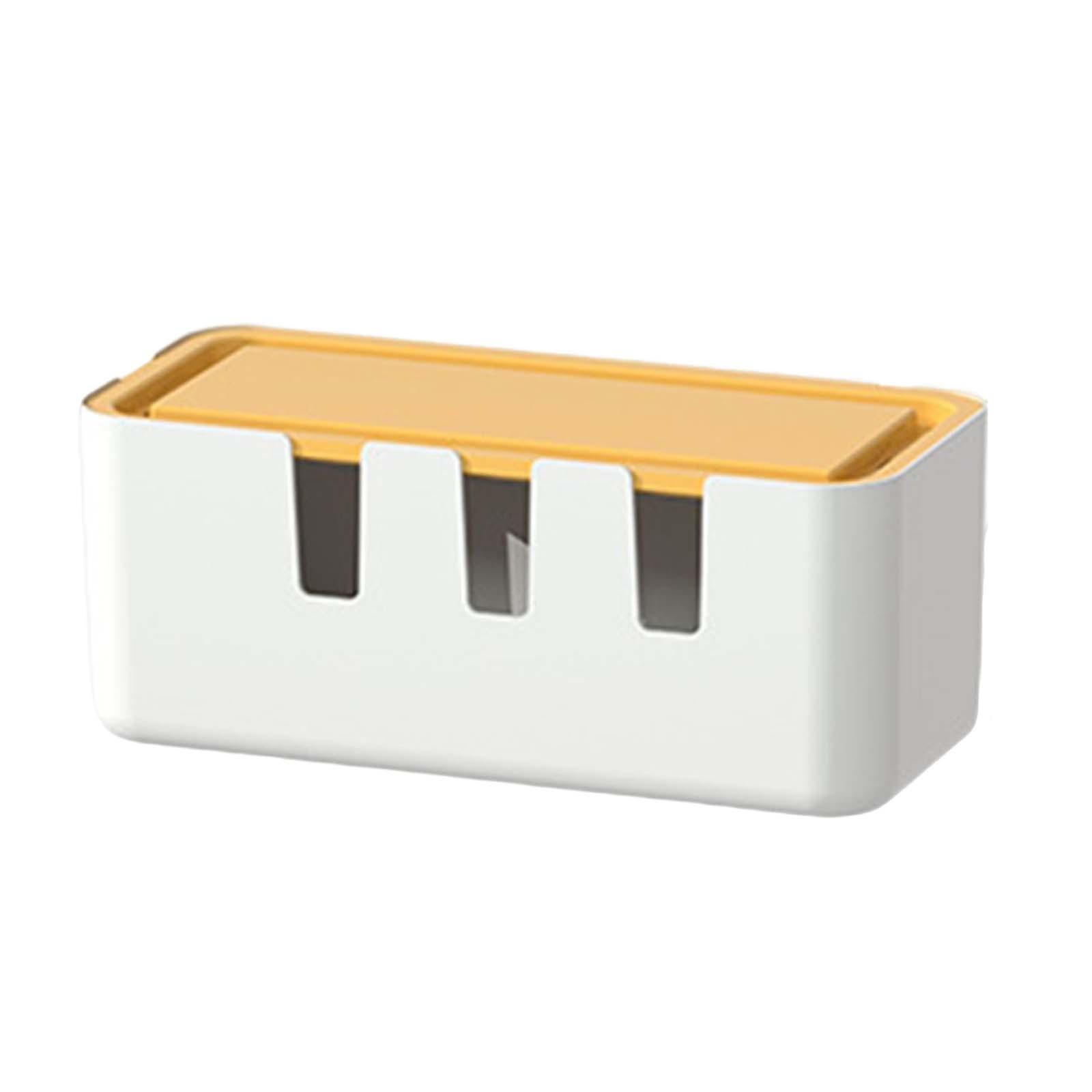Power Strip Box Wire Cover Hider Protector Cable Management Box for Adapters
