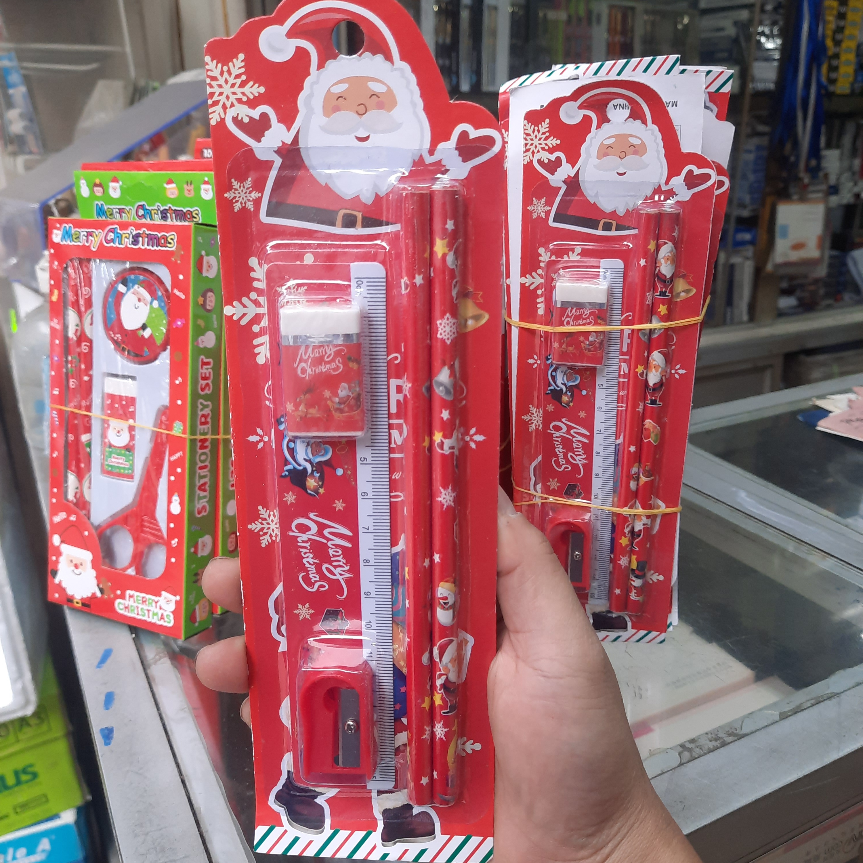 Vỉ chì noel,quà tặng noel cho bé.