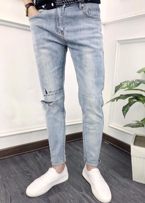 Quần Jean Nam Dài Cây Thông QO02