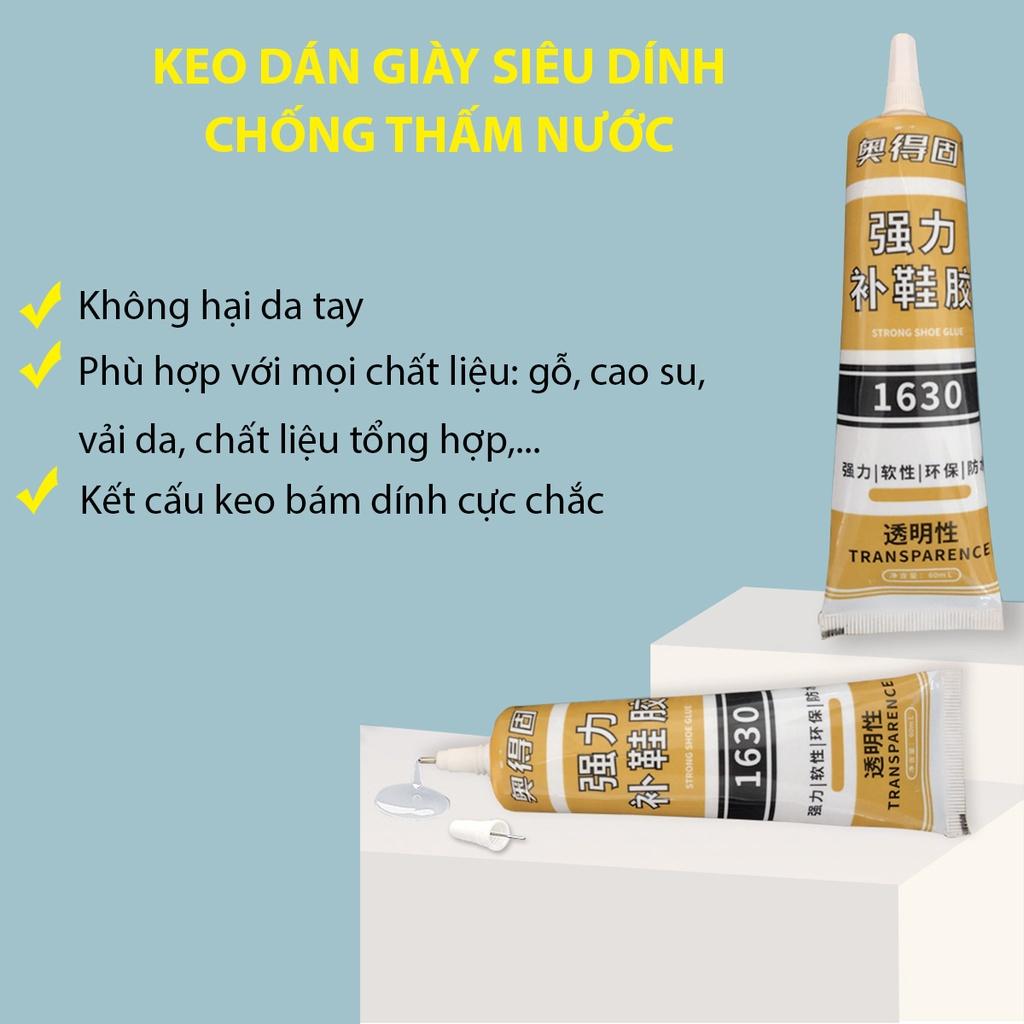 Keo dán giày dùng nhiệt trong suốt không tổn thương da AODEGU 1630 đa năng siêu dính