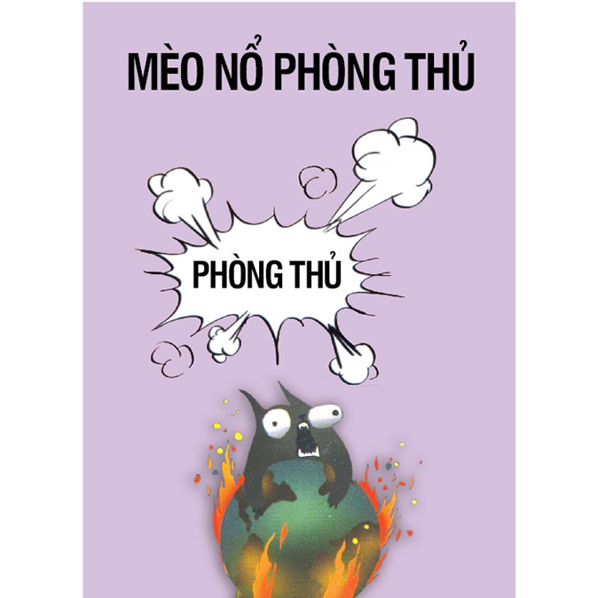 Set Mèo Nổ Tưng Bừng: Combo Mèo Nổ Exploding Kittens Đen + 4 Bản Mở Rộng