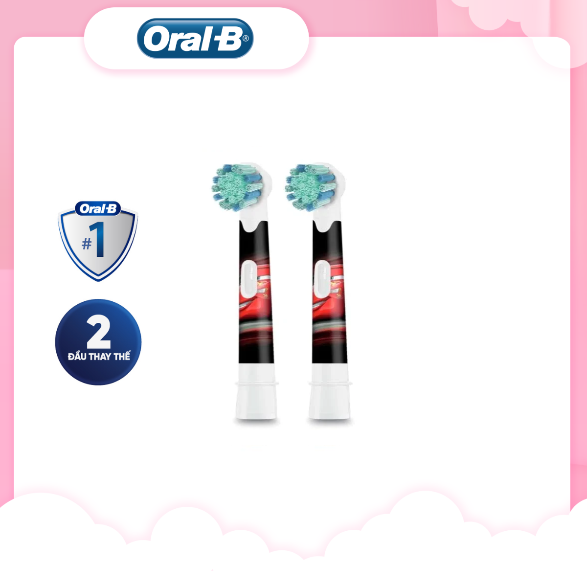 Đầu bàn chải trẻ em Oral-B Vitality D12  Cars - Hàng chính hãng