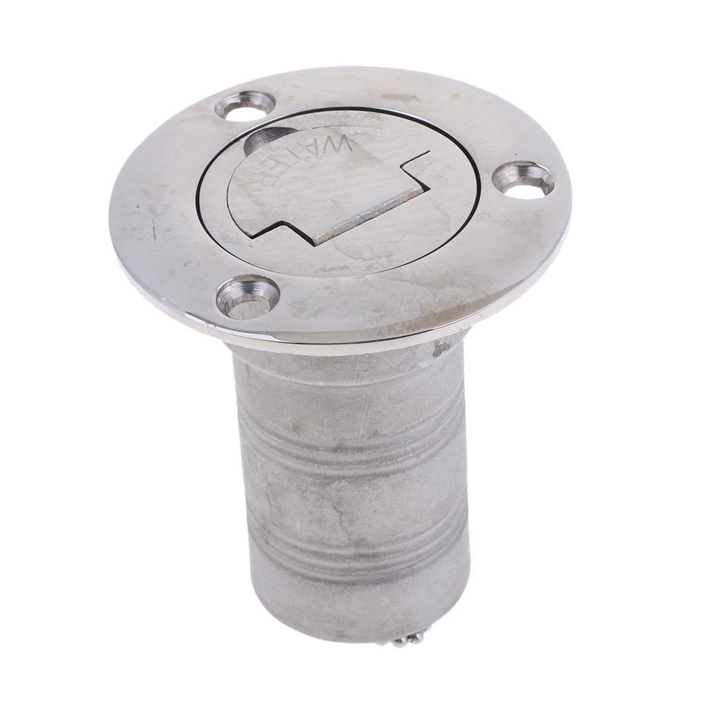 Boat Deck Filler 1-1/2" Water - Tank Deck Fill Marine 316 Stainless Steel