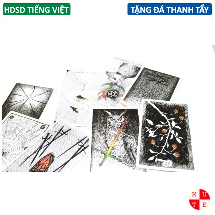 Bộ Bài Tarot The Wild Unknown 78 Lá Bài Tặng Đá Thanh Tẩy Và Hướng Dẫn Tiếng Việt