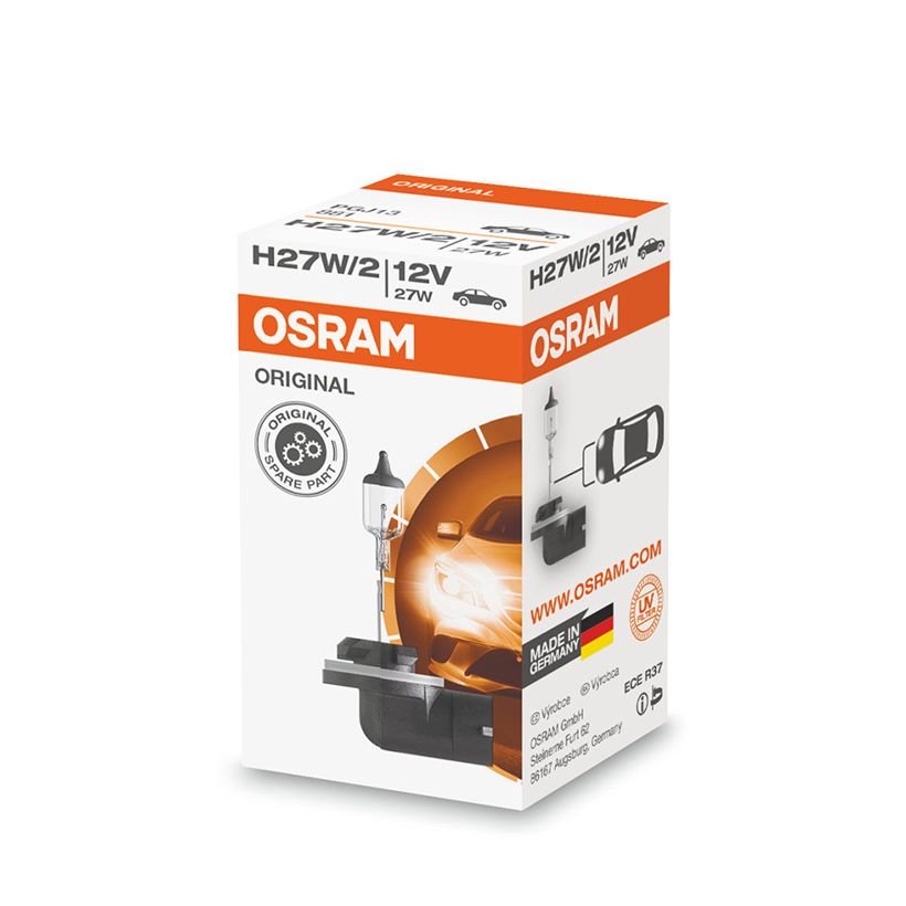 Bóng Đèn Halogen OSRAM Original H27 12V 27W (Chân Cong)