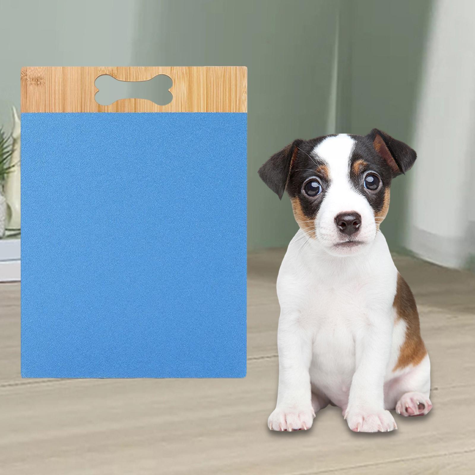 Wood Dog Scratch Pad Nail to Dog Nail Clippers