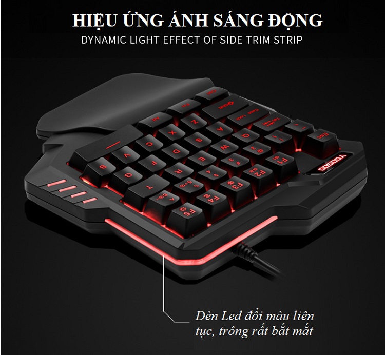 Bàn Phím Gaming YOOGOO G.92 Chơi Game Một Tay Dành Cho Các Game Thủ