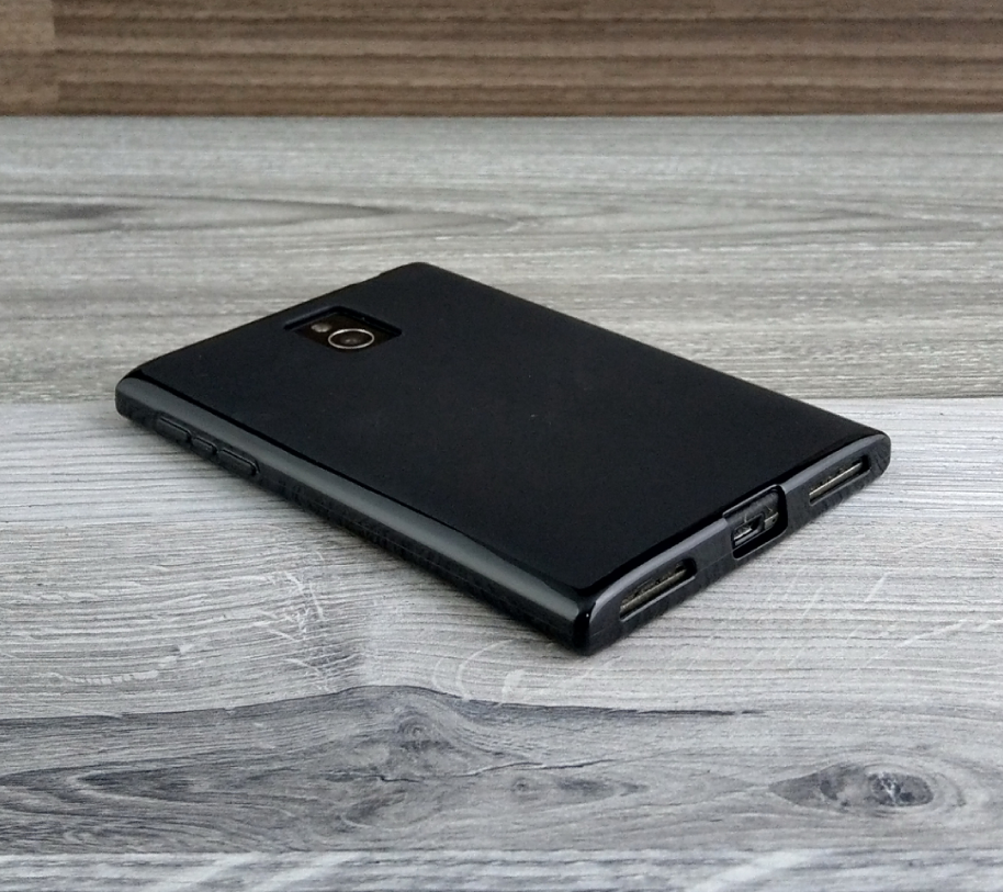 Ốp Lưng dành cho Blackberry Passport Q30 Dẻo Màu Đen