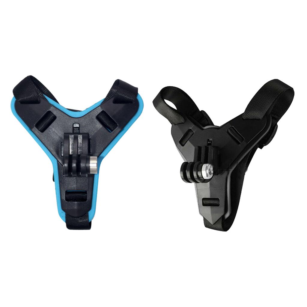 2x Plastic Helmet Chin Mount Holder For   8/7/6/5 Sports Camera