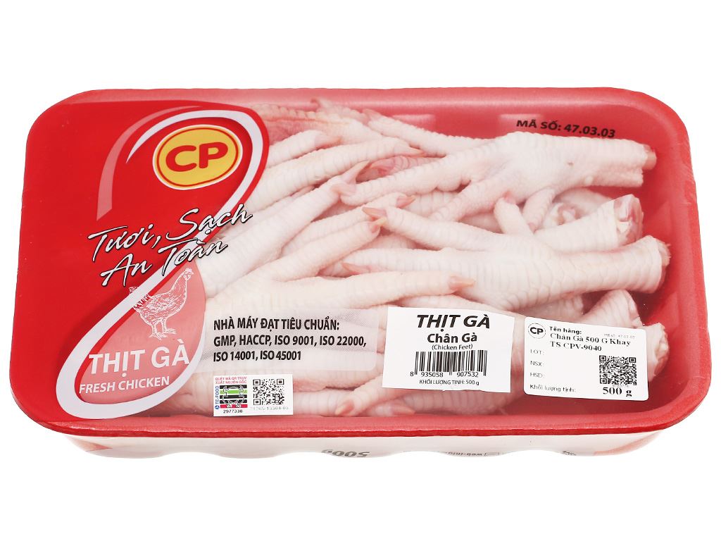 Chân gà CP 500g - Giá Tiki khuyến mãi: 37,500đ - Mua ngay! - Tư ...