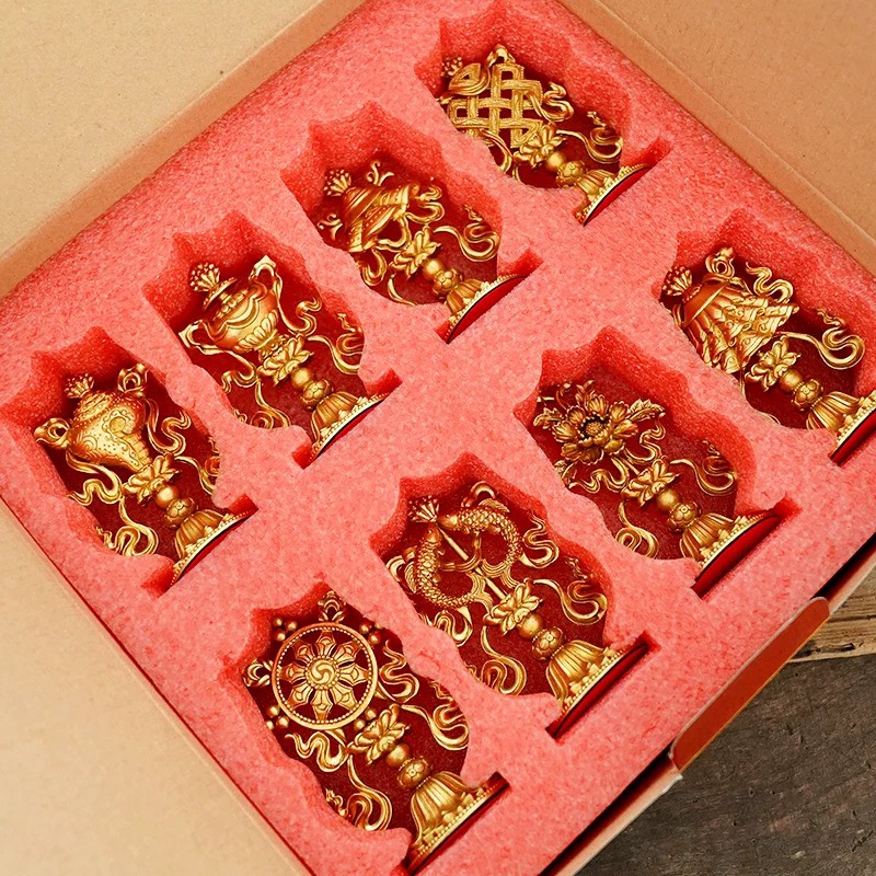 Bát kiết tường đồng cỡ bé