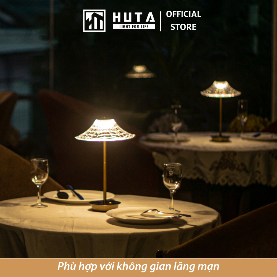 Đèn Led Quầy Bar Huta Light For Life RESDUQUAT Cảm Ứng Tích Điện, Điều Chỉnh Ánh Sáng Vàng