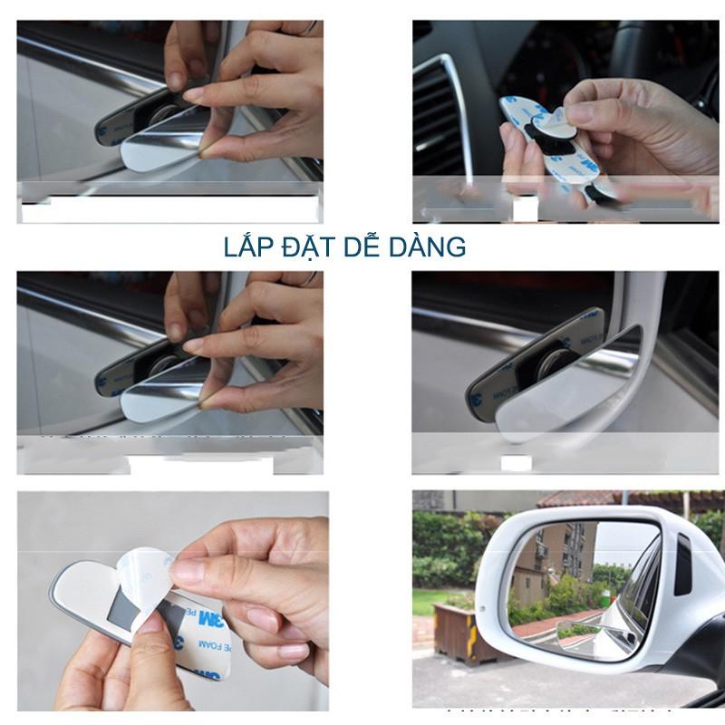 Bộ 2 gương chiếu hậu xóa điểm mù xe hơi