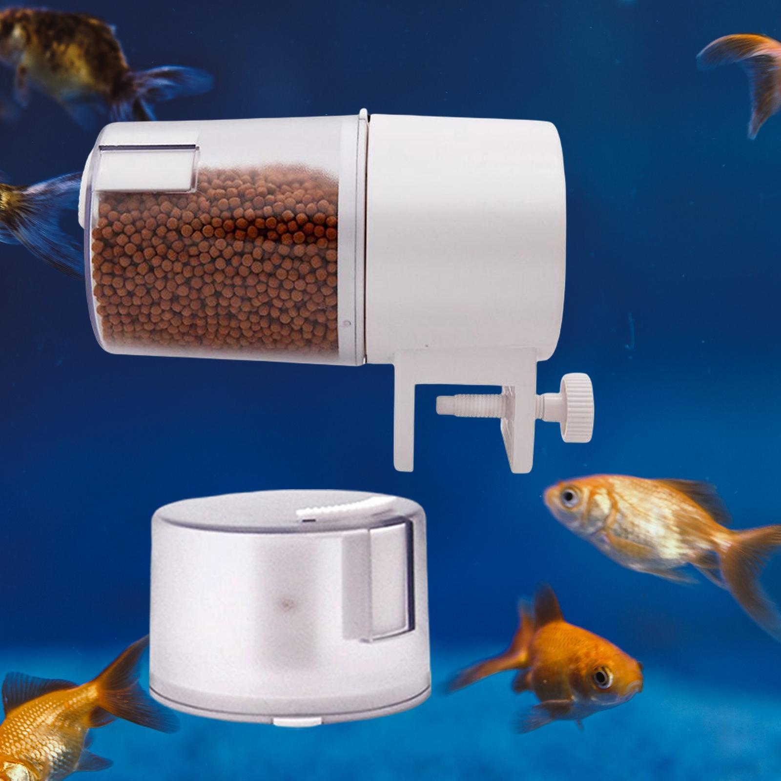 Auto Automatic Fish Feeder Aquarium Holiday Feeding Vacation Timer Food Pond