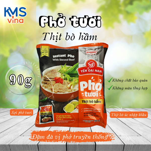 Phở tươi bò hầm 90g