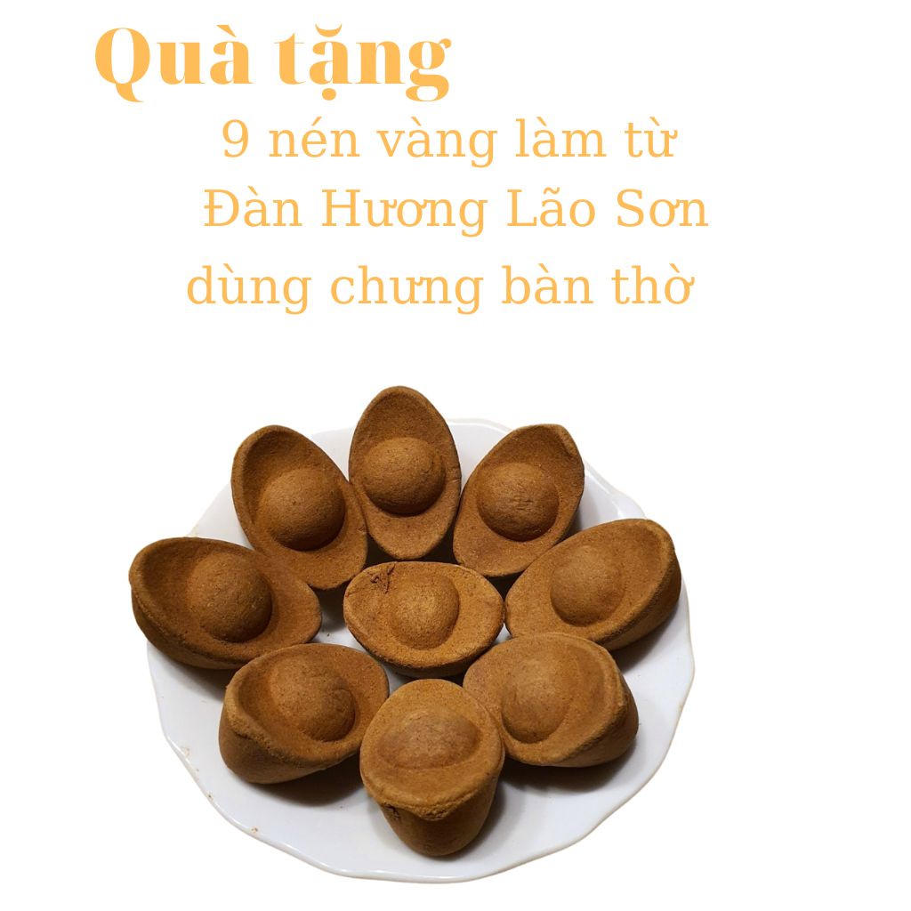 Trầm Nụ Trầm Hương Thiện Sanh - Mùi Hương Ngọt Dịu, Nụ Tháp Lớn, Hộp 500g Dùng Xông Phòng, Thờ Cúng, Chánh Điện 25-30p