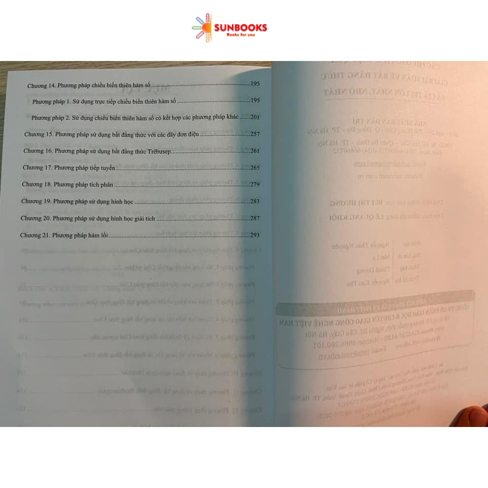 Sách - Các phương pháp hiệu quả giải bài Toán về bất đẳng thức và giá trị lớn nhất nhỏ nhất