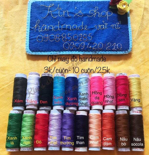 Vải lông nhung và bông gòn làm thú bông handmade