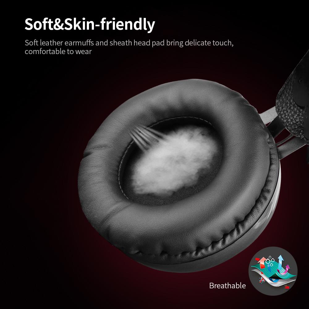 Tai nghe chơi game âm thanh vòm gắn trên đầu iPega PG-R008 có micrô tích hợp thay thế cho PC Switch PS4 Xbox One