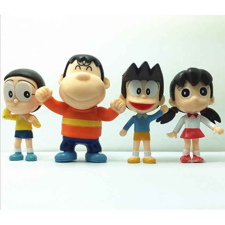 Mô hình Doraemon full bộ cả 8 em quà tặng trang trí