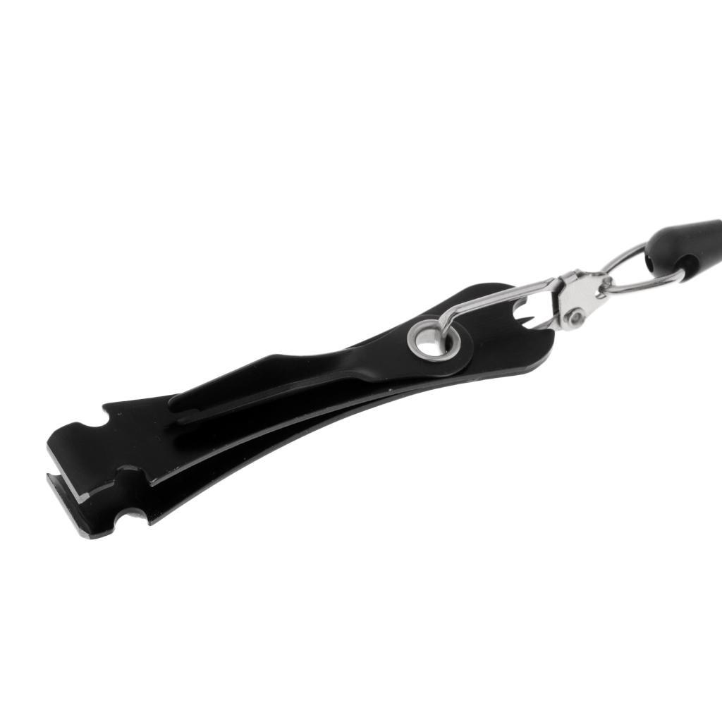 Quick Knot Tying Tool Fly Fishing Clippers Line Nipper with Retractor