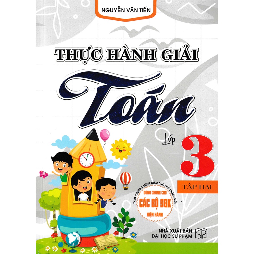 Sách - Combo Thực Hành Giải Toán Lớp 3 - tập 1 + 2