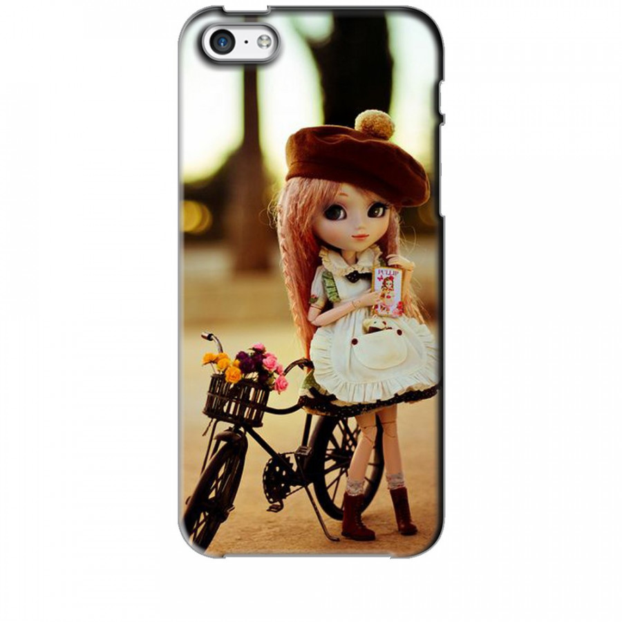 Ốp lưng dành cho điện thoại IPHONE 5C Baby and Bicycle Mẫu 1