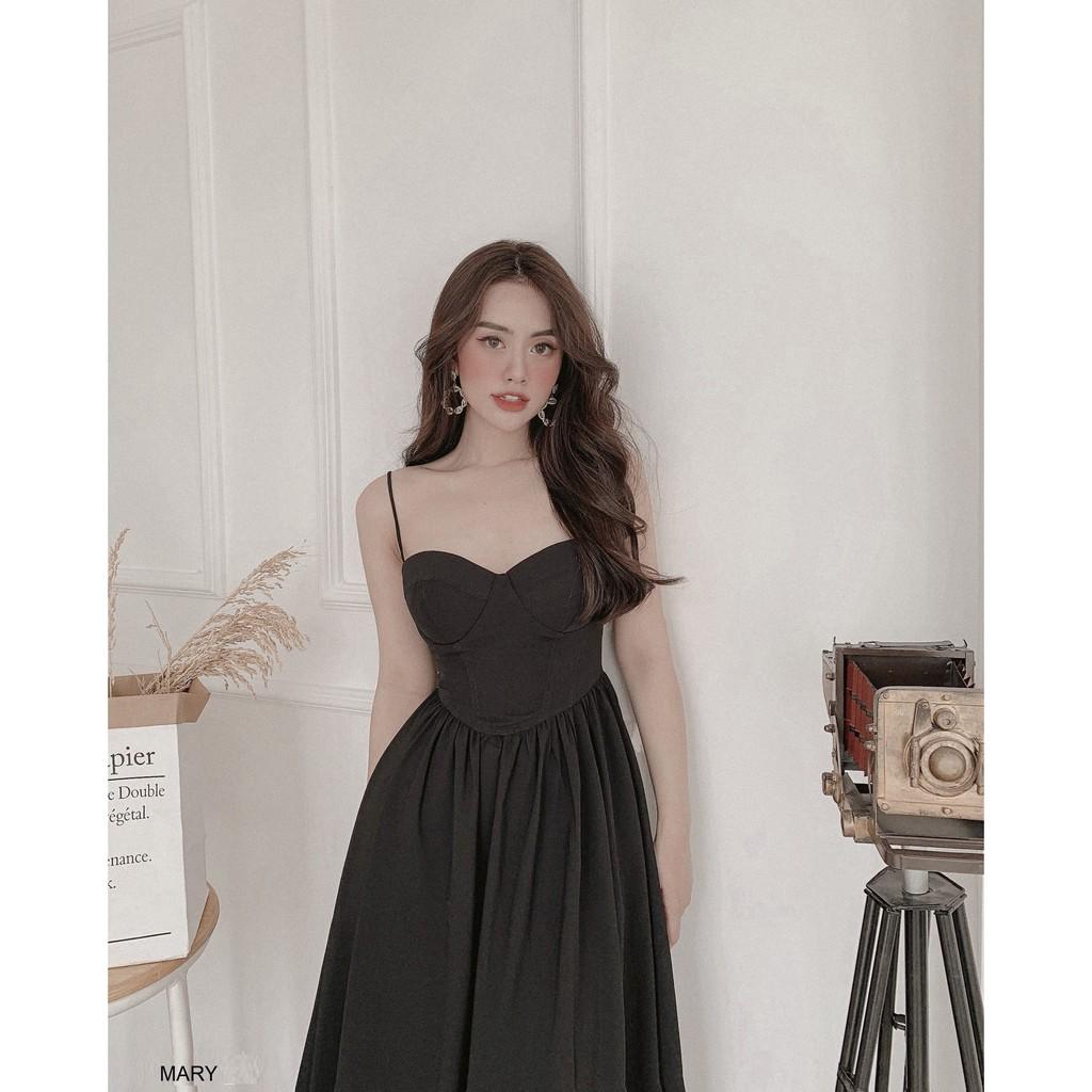 Đầm maxi 2 dây thiết kế Mary dress - đầm dự tiệc - đầm 2 dây - váy maxi