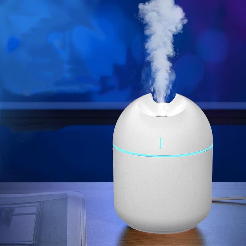 Mini Air Humidifier 250ML Aroma Essential Oil Diffuser Super Quiet USB Fogger Mist Maker For Home Car 2021 NEW