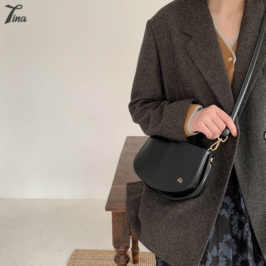 Túi cầm tay nữ Micocah Saddle 2021 thiết kế đơn giản, có dây đeo chéo