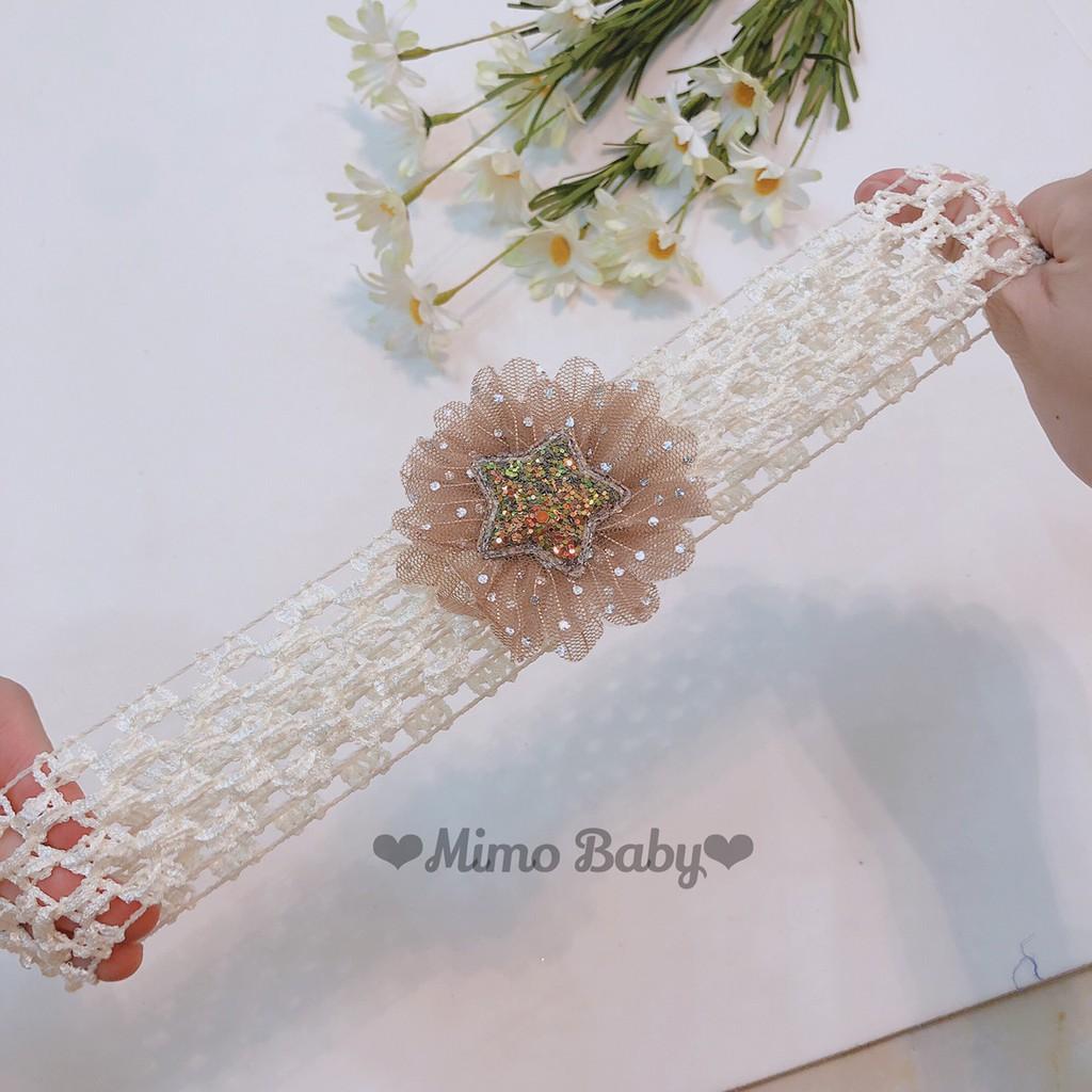 Băng đô cho bé - Bản thun to ngôi sao