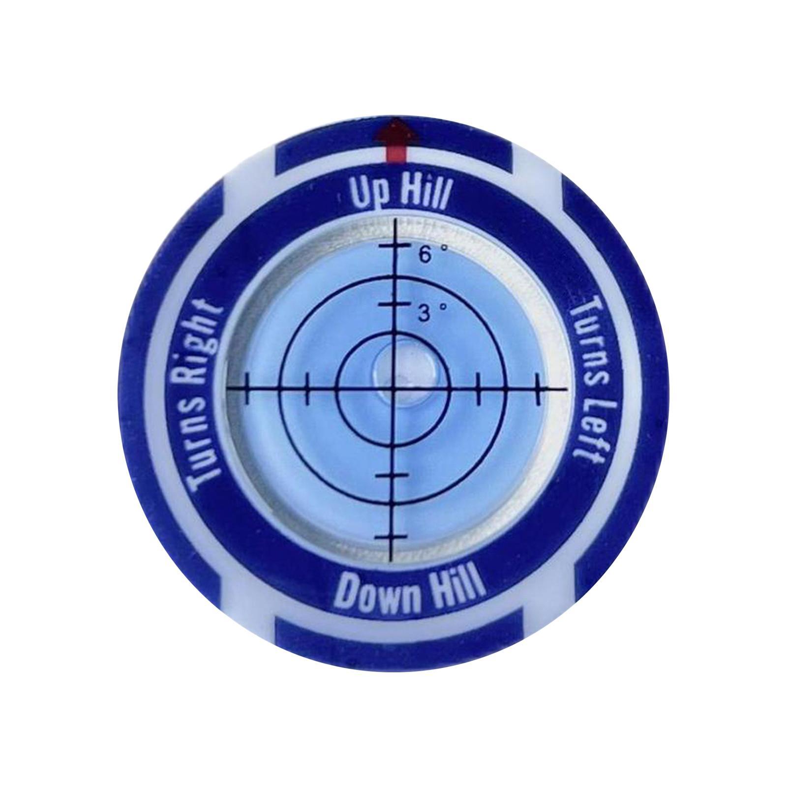 Golf Ball Marker with Hat Clip Compact Accessory Outdoor Putting Aid