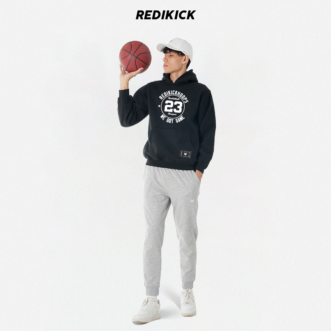 Hình ảnh Áo Hoodie Redikick WGG nỉ bông Unisex dày dặn chơi bóng rổ tennis tập gym chạy bộ - A23019