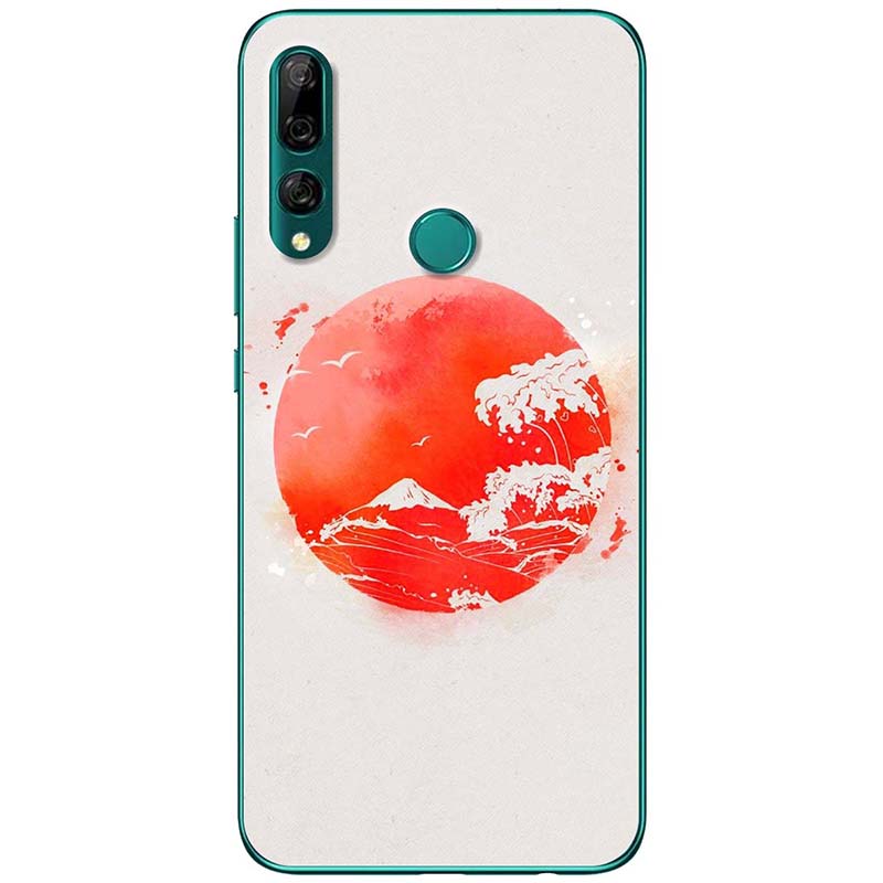 Ốp lưng dành cho Huawei Y9 Prime  mẫu Mặt trăng đỏ