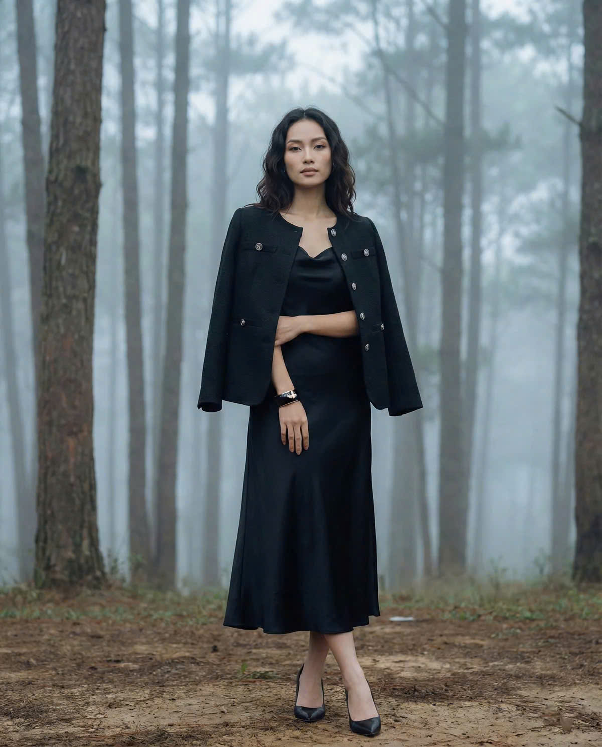 Áo Khoác Nữ, Áo Jacket Tweed Nam Hà TOP187 thời trang thiết kế Hity