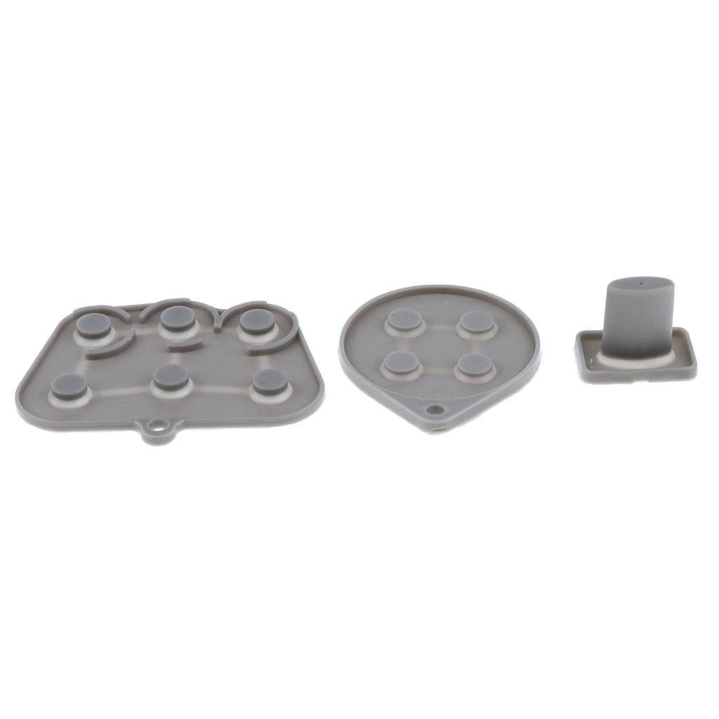 Conductive Rubber Pad Button Contacts Kit for Sega Saturn Controllers Gray- Replaced Your Scrathed or Damaged Pads
