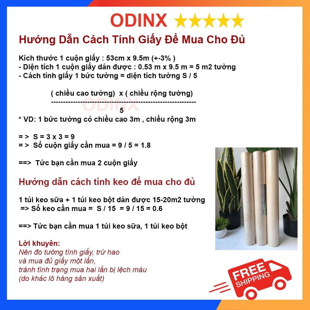10M Giấy Dán Tường Giả Xi Măng Bê Tông Khổ 53cm Màu Xám