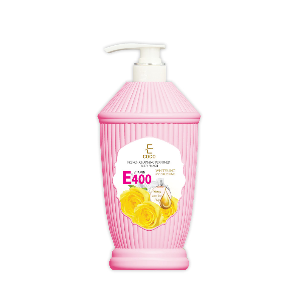 Sữa Tắm Ecoco Vitamin E 400 nước hoa Charming Pháp 1600g