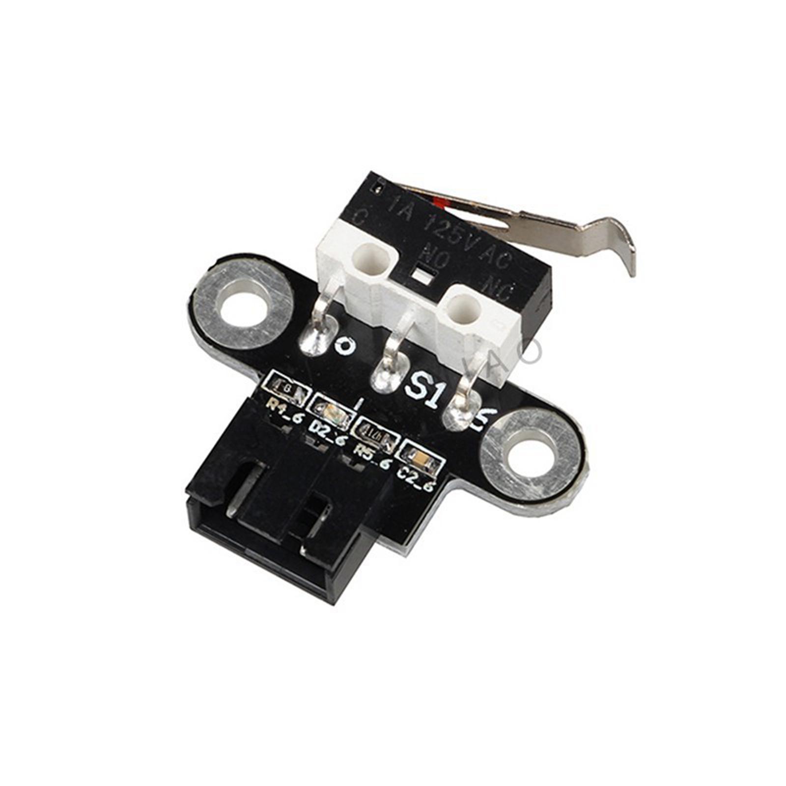 Mechanical Limit Switch Module with 1M Cable, Endstop Switch, with Indicator Replacement Parts, 3D Printer Parts 3Pin for Ramps 1.4 Accessories