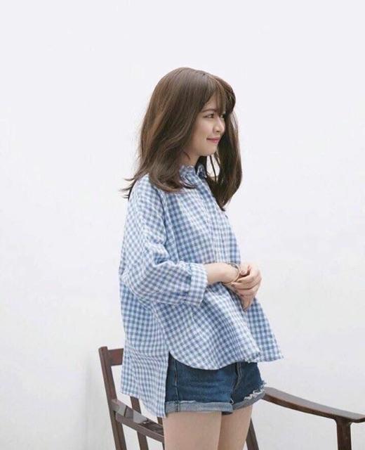 Áo sơmi nữ oversize