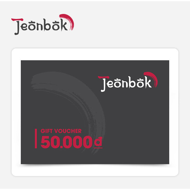 Jeonbok - Phiếu Quà Tặng 50K