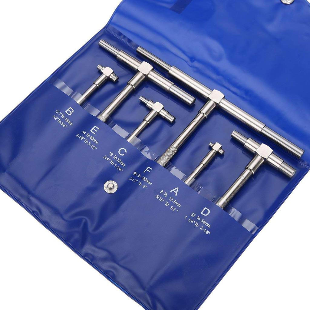 Dây Thép Không Gỉ Kẹp Điện Thoại T Khoan Đồng Hồ Đo Bộ Lỗ Chính Xác Gage Năm 5/16  -6