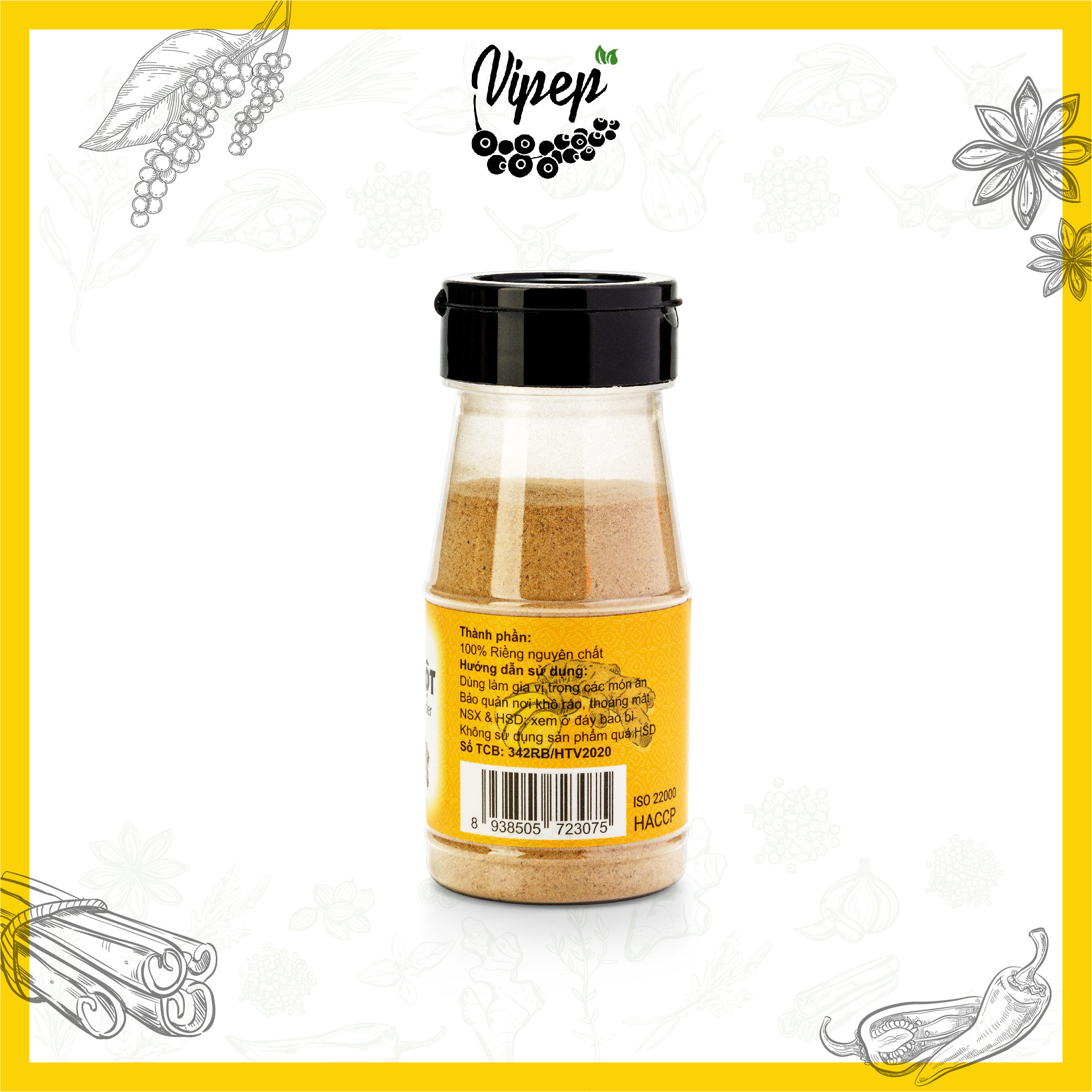 Riềng Bột Vipep 40gr