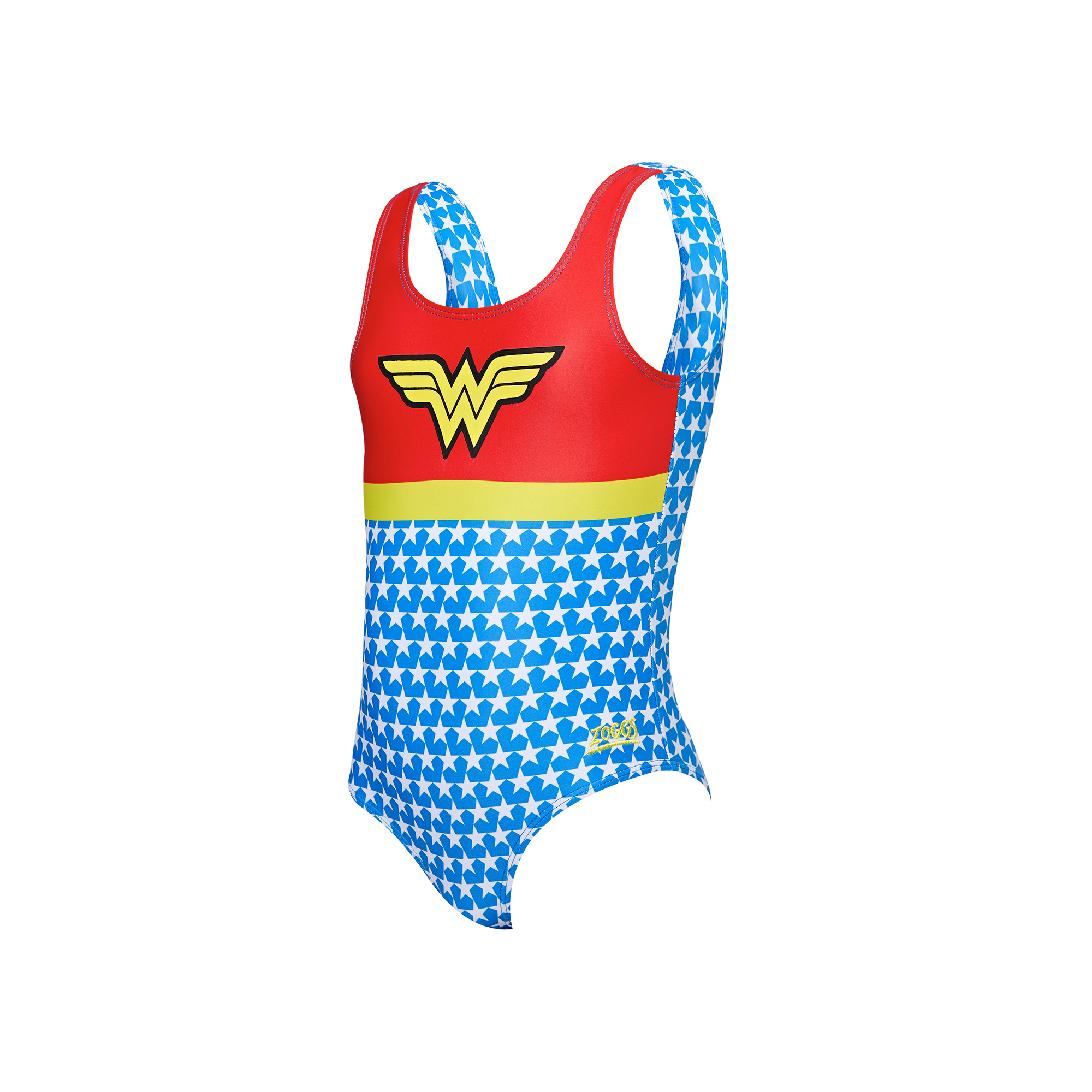 Đồ bơi một mảnh bé gái Zoggs Wonderwoman Scoopback - 467423