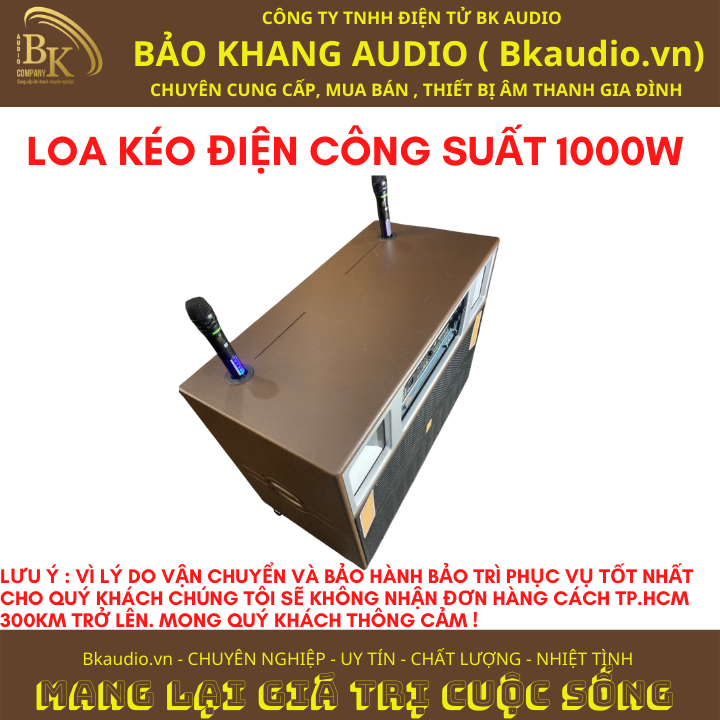 Loa kéo điện Bluetooth công suất lớn. Loa kéo công suất đỉnh1000W. Msp: SPLKĐ-09