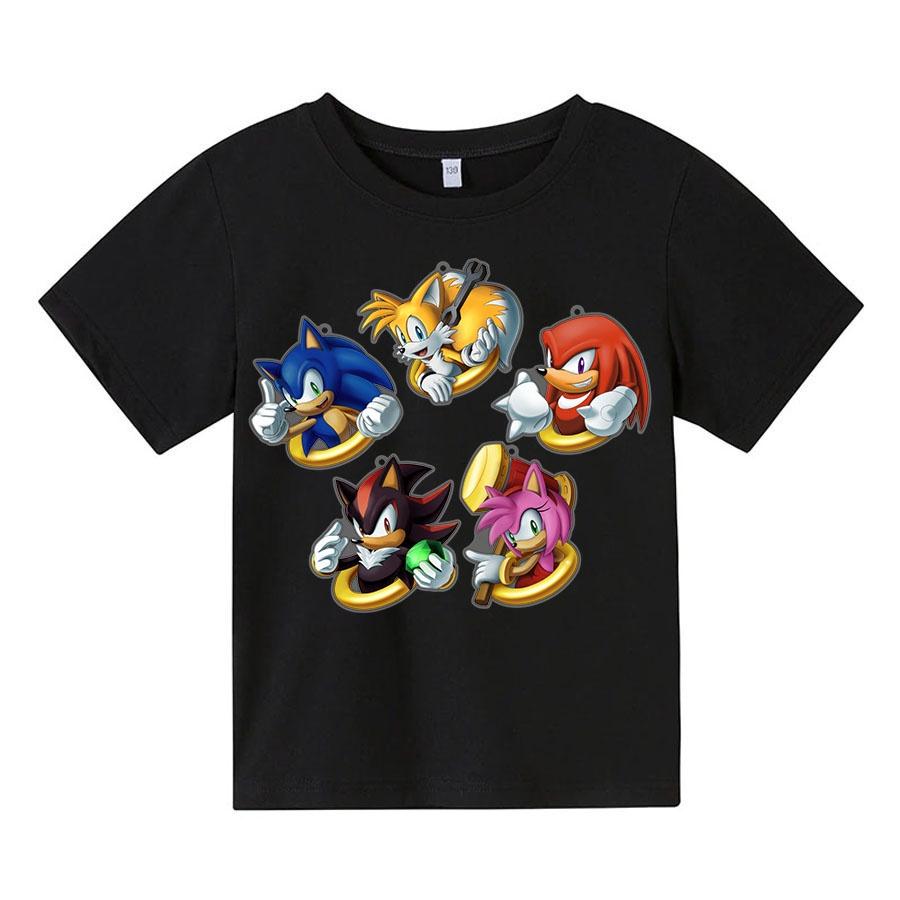 Áo thun trẻ em biệt đội sonic 2 Có size người lớn, King Cotton