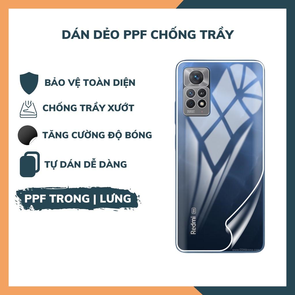 Dán dẻo ppf redmi note 11 pro 5g trong suốt,nhám,chống trầy xướt,giữ nguyên vẻ đẹp